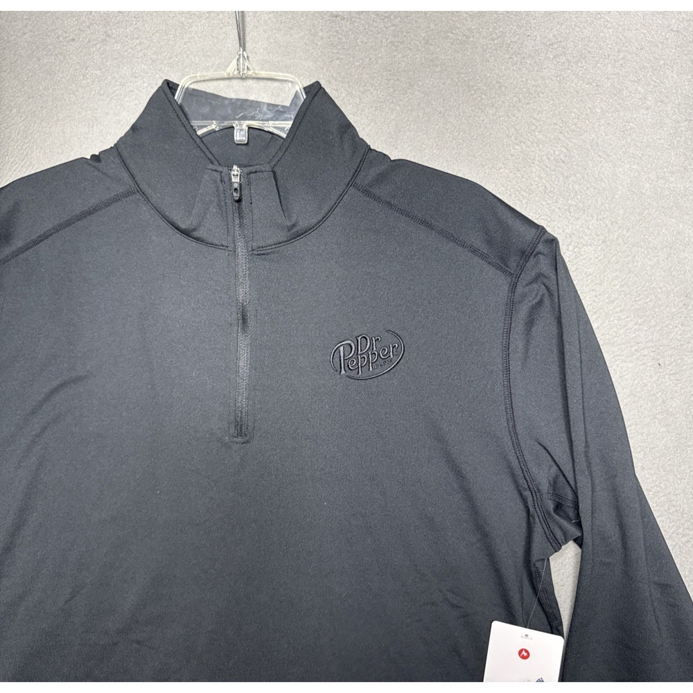 Marmot Harrier 1/2 Zip Pullover Mens XL Black Dr. Pepper Long Sleeve Hiking NEW - Picture 2 of 15